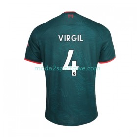 Koszulka Liverpool Virgil van Dijk 4 Trzeci Stroje Piłkarskie 2022/23 Krótki Rękaw